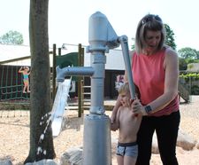 Water and water play area for Wentworth Garden Centre