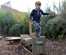 Sand and water play features for Olympic Park