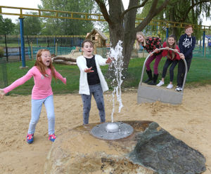 Sand and water play options for Wicksteed Park