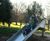 Stainless Steel Slide - narrow metal playground slide for children 2