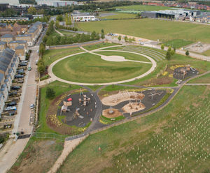 Playground design and installation - Priors Hall Park
