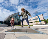 Outdoor sensory play equipment - Glasgow Science Centre - on this page