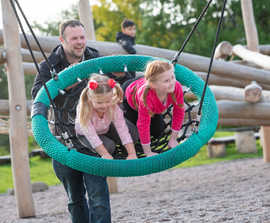 Play equipment for new playground – Glasgow