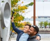 Steeldrum outdoor musical instrument - on this page