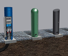 Power Supply Bollards –  effective outdoor power supply