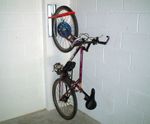 BikeAway space-saving, wall-mounted cycle hoop