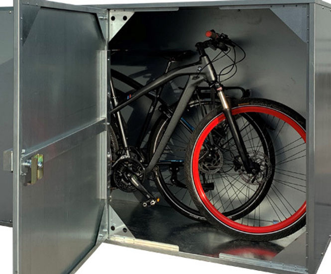 Warrior-2 - Sold Secure horizontal cycle locker for two bikes