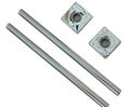 Square chrome pipe kit