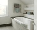 Ouse 520 flat front stainless steel heated towel rail