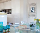 Steyning 520 stainless steel heated towel rail