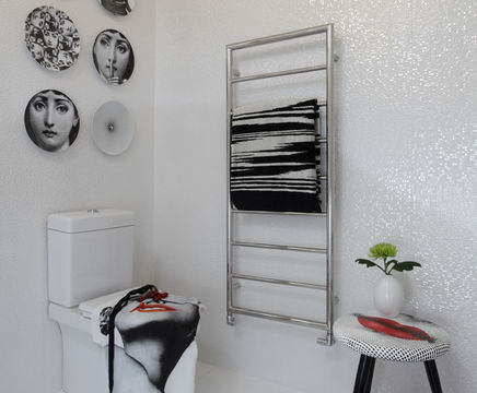 Alfriston 520 stainless steel heated towel rail