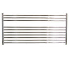 Newick 1200 flat front stainless steel heated towel rail