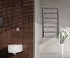 Pevensey 520 stainless steel heated towel rail