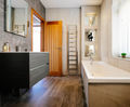 Brunswick 1650/350 stainless steel heated towel rail
