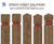 Timber bollard - hardwood bollards for pathways and parks 3