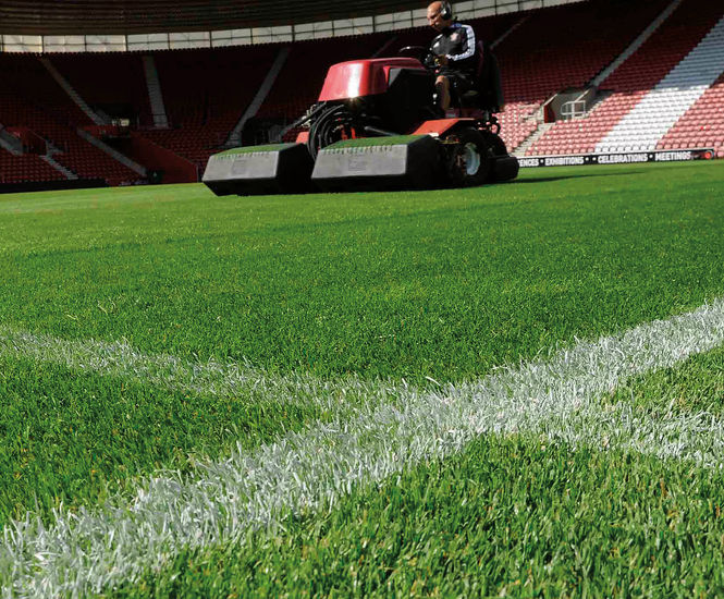 Seed and fertiliser sports pitch renovation package Germinal Amenity