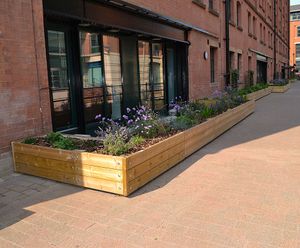 Grenadier large timber planter