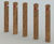 Timber bollard - hardwood bollards for pathways and parks 2