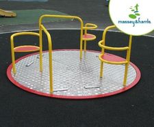 Wheelchair-accessible roundabout