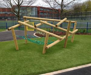 Woodland log climbers
