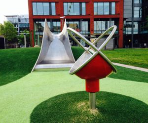 City play installation - Piccadilly Gardens, Manchester