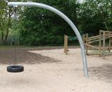 Single-post cantilever swing - on this page