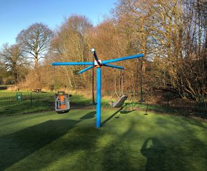 5-Seat Revolver - group playground swing for inclusive play