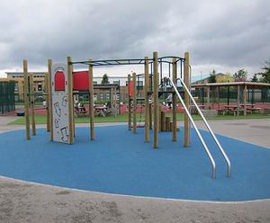 Bespoke playground furniture, Green End Primary School