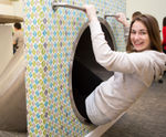 Interior slide creates fun feature for office staff