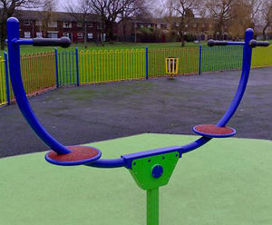 Stand-on seesaw