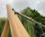 Timber-effect, steel-framed swing for park refurbishment 1