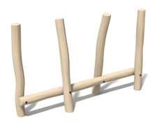 Robinia Balance Weaver - timber trim trail equipment