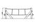 Robinia Burma Bridge V Rope - timber trim trail equipment 1