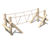 Robinia Burma Bridge V Rope - timber trim trail equipment 0