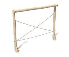 Robinia Cross Ropes - timber trim trail equipment
