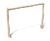 Robinia Monkey Bars - timber trim trail equipment 0