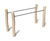 Robinia Parallel Bars - timber trim trail equipment 0