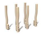 Robinia Stilts - timber trim trail equipment