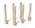 Robinia Stilts - timber trim trail equipment 0