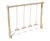 Robinia Swinging Steps - timber trim trail equipment 0