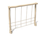 Robinia Vertical Scramble Net - timber trim trail equipment