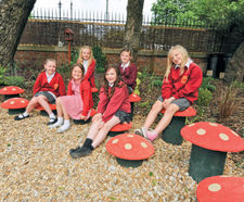 Toadstool Playground Seating