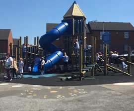 Playground transformation for primary school