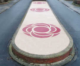 Resin bound paving - The Rose Garden, Redcar