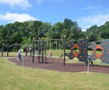 Play equipment for all ages at Mill Park, Bracknell