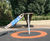 Roll-Up - steel rotating playground spinner for 8 children ages 7+ 5