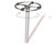 Roll-Up - steel rotating playground spinner for 8 children ages 7+ 6