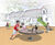 Speed Gyro - accessible HPL playground roundabout for 8 seated children 5