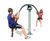 Hip-Hop - steel 2-seat rotating spinning roundabout for ages 6 and up 3