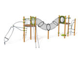 Ixo multiplay unit J2579-M - playground climber with slide and net tunnel - on this page
